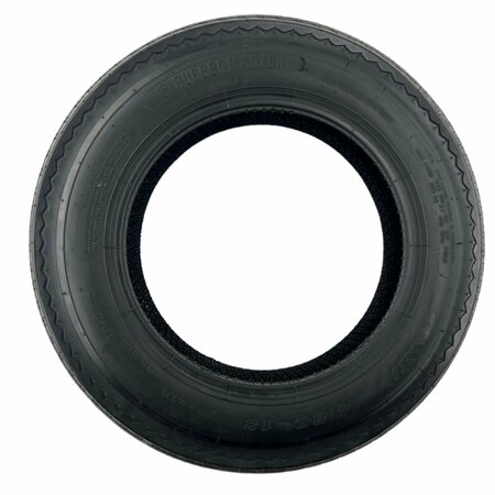 RUBBERMASTER 4.80-12 Highway Rib 4 Ply Tubeless High Speed Trailer Tire 489142